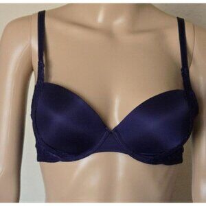 Savage X Fenty Underwire Lined navy Bra Size 32D